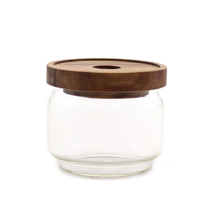 Cottage Bamboo Glass Jar - 7cm - Image cottage-bamboo-glass-jar--7cm-cgj-01