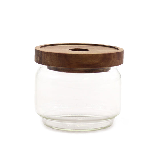 Cottage Bamboo Glass Jar - 7cm - Image cottage-bamboo-glass-jar--7cm-cgj-01