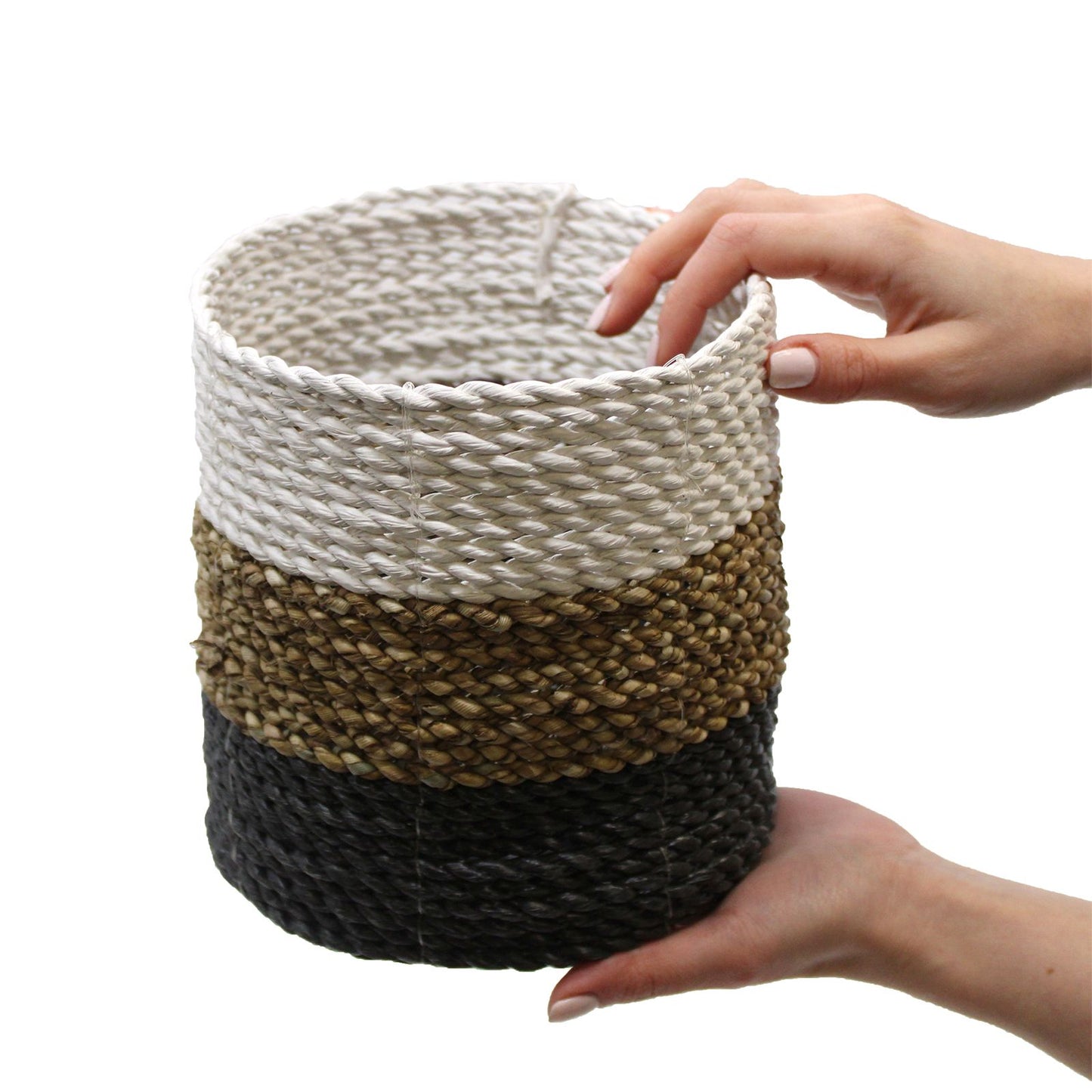 Seagrass Basket Set - Natural White - Image seagrass-basket-set--natural-white-sbs-01