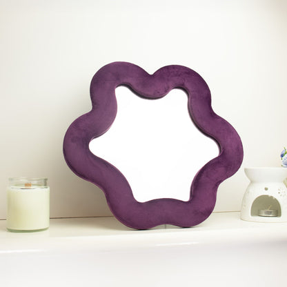 Soft Squiggly Mirror – Star – Mauve (33x31x2.3cm) - Image soft-squiggly-mirror--star--mauve-33x31x23cm-ssm-03