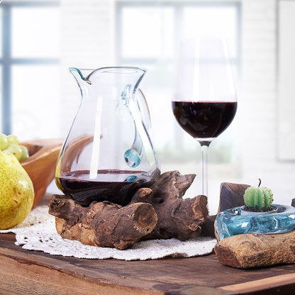 Molten Glass on Wood- Water Jug - Image molten-glass-on-wood-water-jug-mgw-08