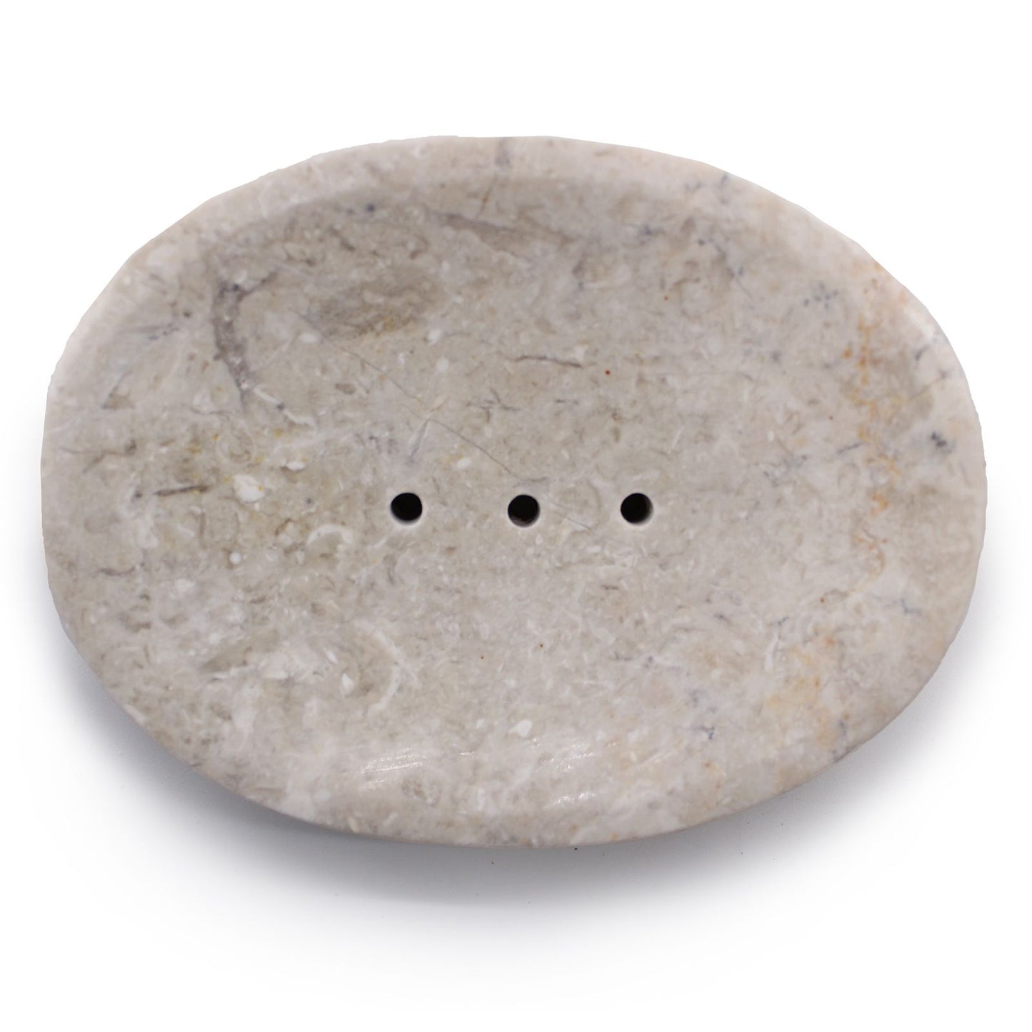 Classic Oval Cream Marble Soap Dish - Image classic-oval-cream-marble-soap-dish-ssd-10