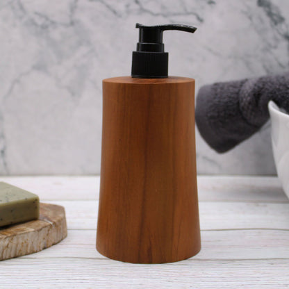 Natural Teakwood Soap Dispenser - Taper - Image natural-teakwood-soap-dispenser--taper-nsd-04