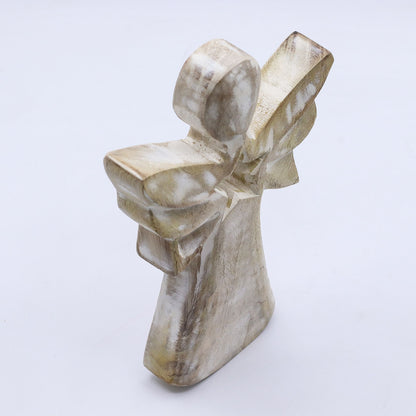 Mango Wood Angel - Whitewash with Star Cut Out - Image mango-wood-angel--whitewash-with-star-cut-out-wang-06