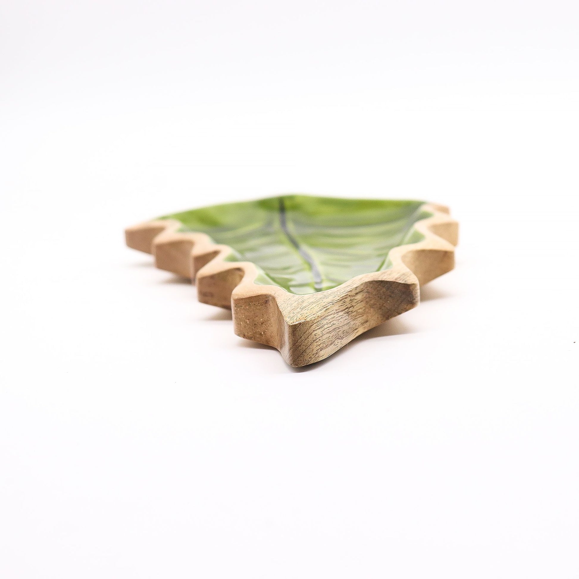 Lost in the Forrest -  Enamel Leaf Wooden Bowl - 33x17cm - Image lost-in-the-forrest---enamel-leaf-wooden-bowl--33x17cm-lif-08