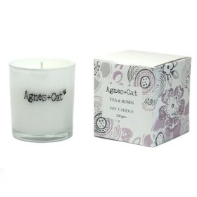Agnes + Cat Votive Candle - Tea and Roses - Image agnes--cat-votive-candle--tea-and-roses-acvc-05