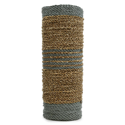 Seagrass & Abu-Abu Raffia Set - 2 Vase & 2 Bins - Image seagrass--abuabu-raffia-set--2-vase--2-bins-nva-03