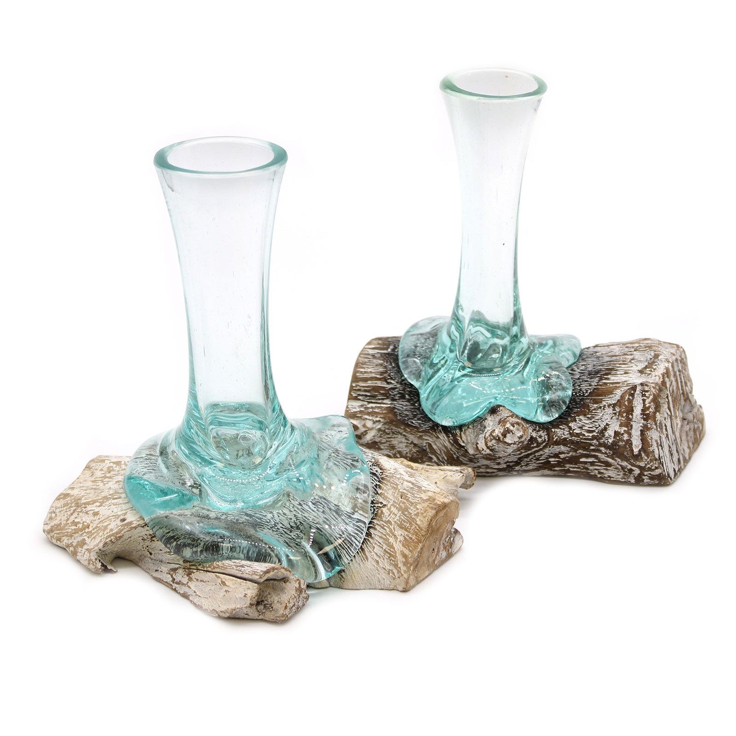 Molten Glass on Whitewash Wood - Vase - Small - Image molten-glass-on-whitewash-wood--vase--small-mgw-16