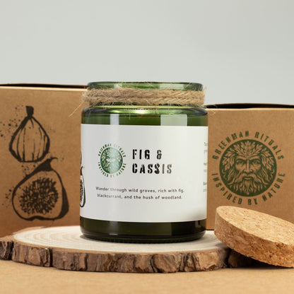 Greenman Woodwick Soy Candle - Fig & Cassis - Image greenman-woodwick-soy-candle--fig--cassis-wsoyc-08