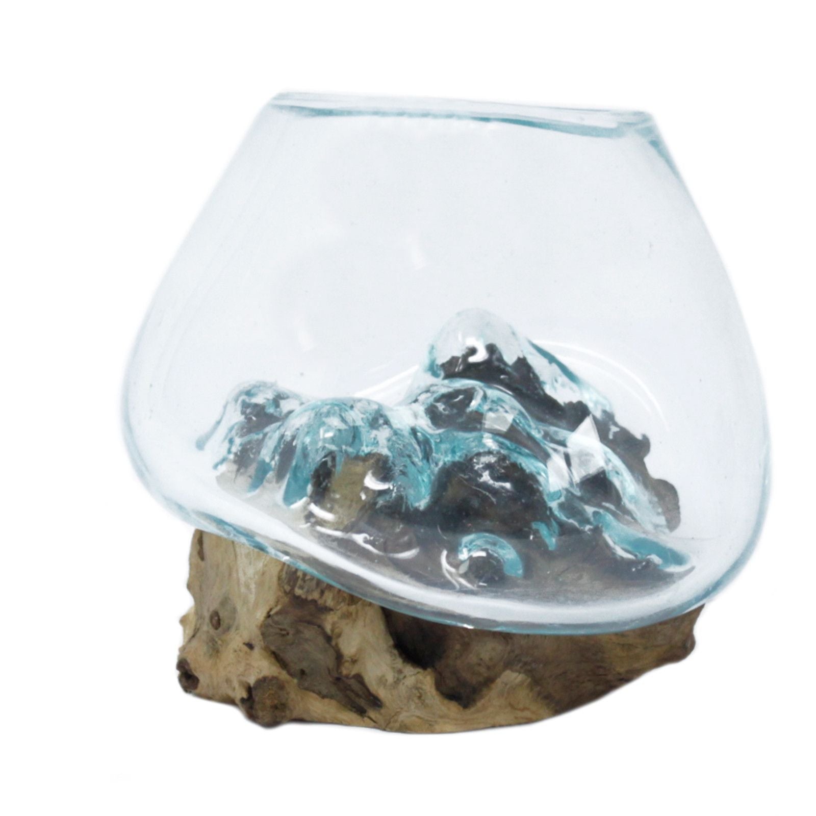 Molten Glass on Wood - Small Bowl - Image molten-glass-on-wood--small-bowl-mgw-01
