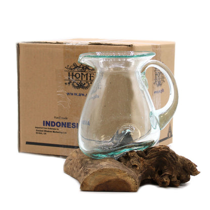 Molten Glass on Wood- Water Jug - Image molten-glass-on-wood-water-jug-mgw-08