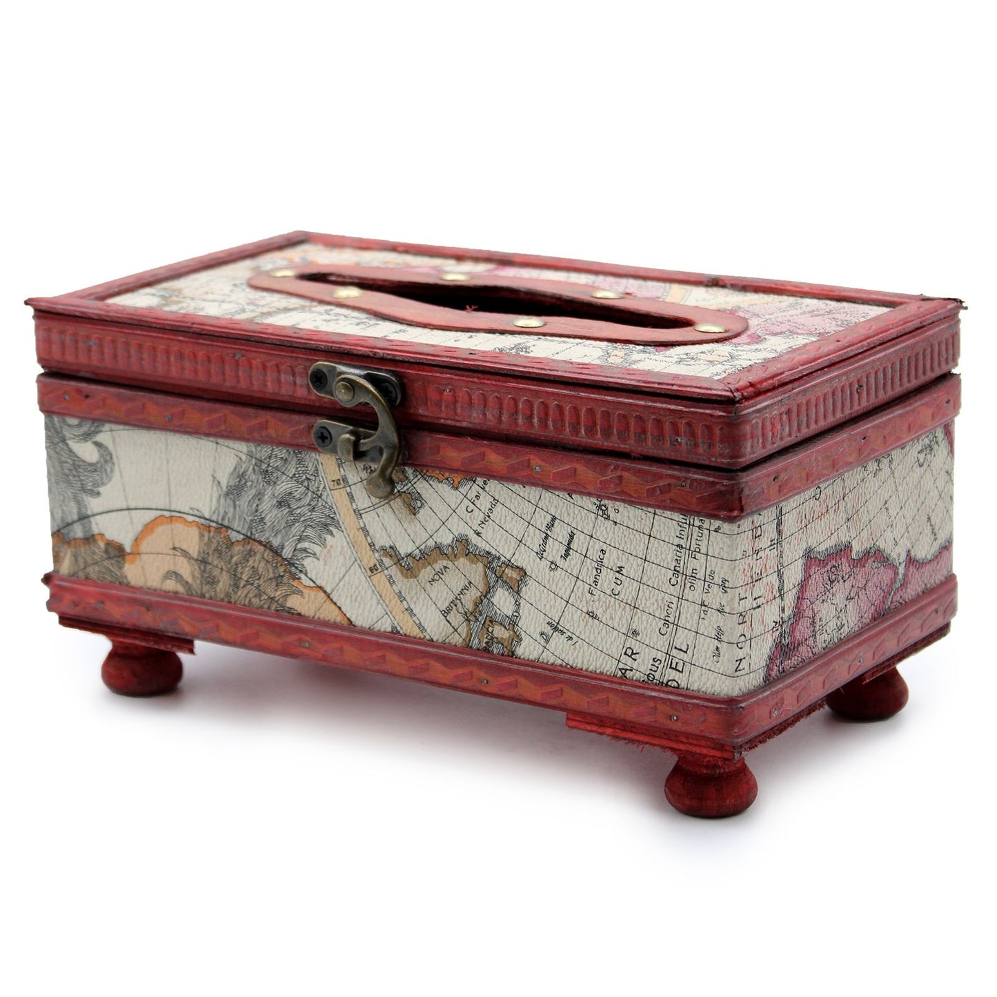 Tissue Box Old Map with Legs - Image tissue-box-old-map-with-legs-colb-21