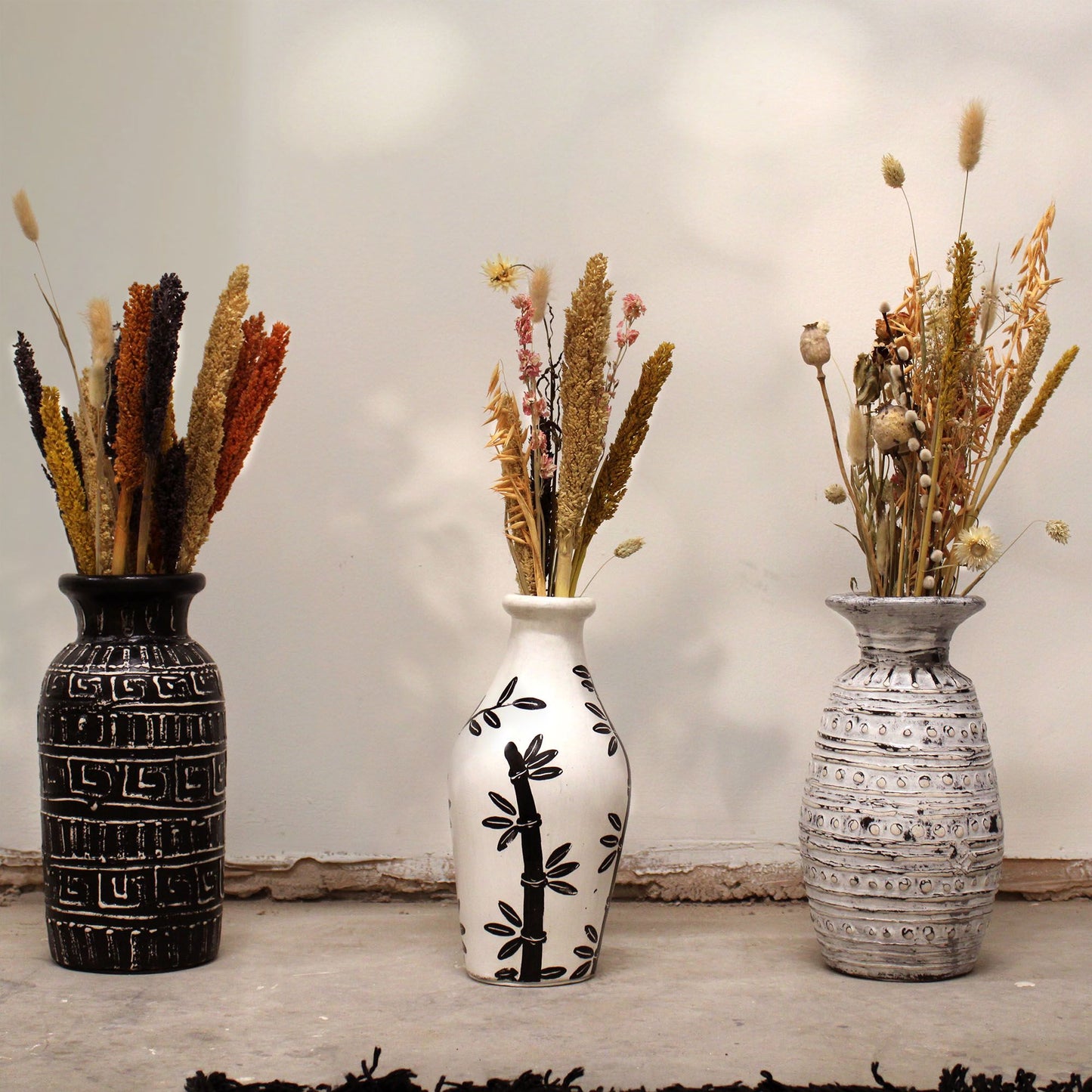 Greek Straight Vase - Chocolate - Image greek-straight-vase--chocolate-bcv-02