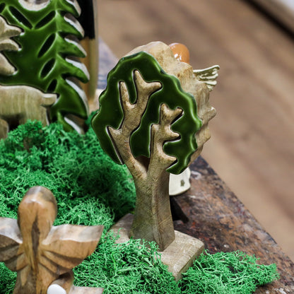 Lost in the Forrest -  Single Tree 3D Wooden Decoration - 20x10cm - Image lost-in-the-forrest---single-tree-3d-wooden-decoration--20x10cm-lif-06