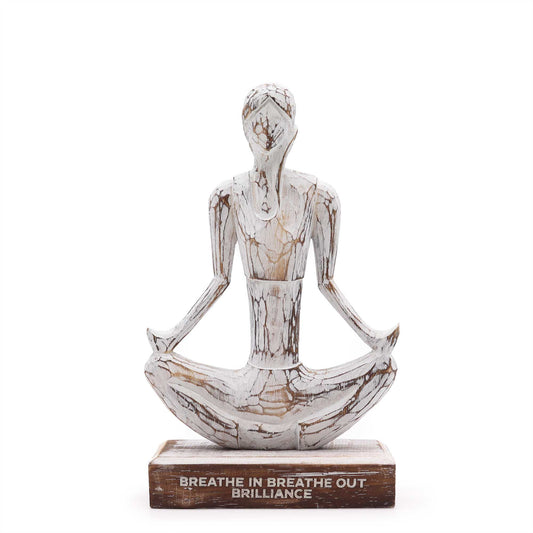 Wooden Yoga Lady - Whitewash - Easy Pose - "Breathe in Breathe out Brilliance" - Image wooden-yoga-lady--whitewash--easy-pose--breathe-in-breathe-out-brilliance-wyl-03