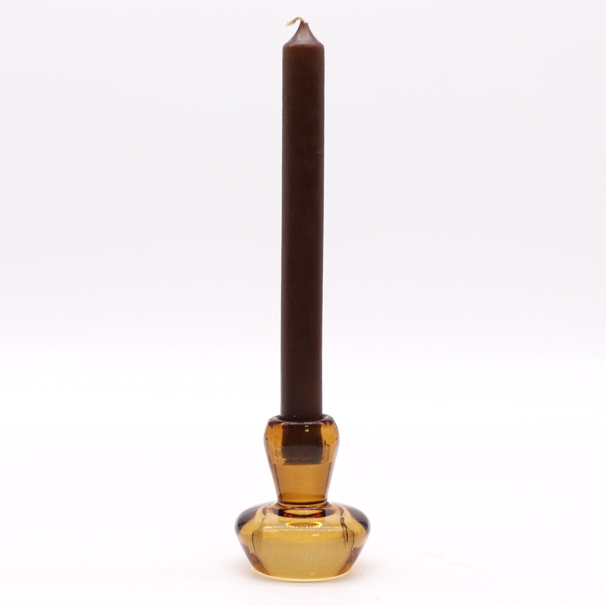 Mushroom Flip Dinner Candle / Tealight Holder - Antique Amber - Image mushroom-flip-dinner-candle--tealight-holder--antique-amber-gchd-17