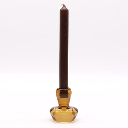 Mushroom Flip Dinner Candle / Tealight Holder - Antique Amber - Image mushroom-flip-dinner-candle--tealight-holder--antique-amber-gchd-17