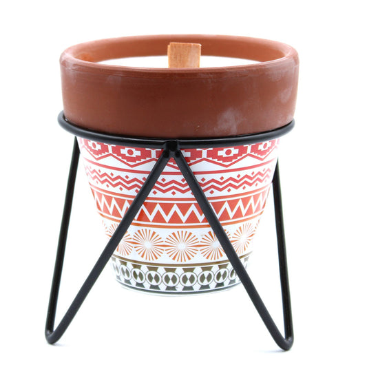 Agnes + Cat Herb Garden Candles - Mint - Image agnes--cat-herb-garden-candles--mint-achc-03