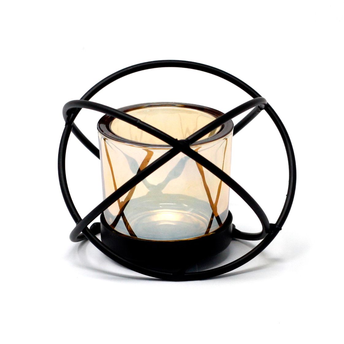 Centrepiece Iron Votive Candle Holder - 1 Cup Single Ball - Image centrepiece-iron-votive-candle-holder--1-cup-single-ball-civch-01