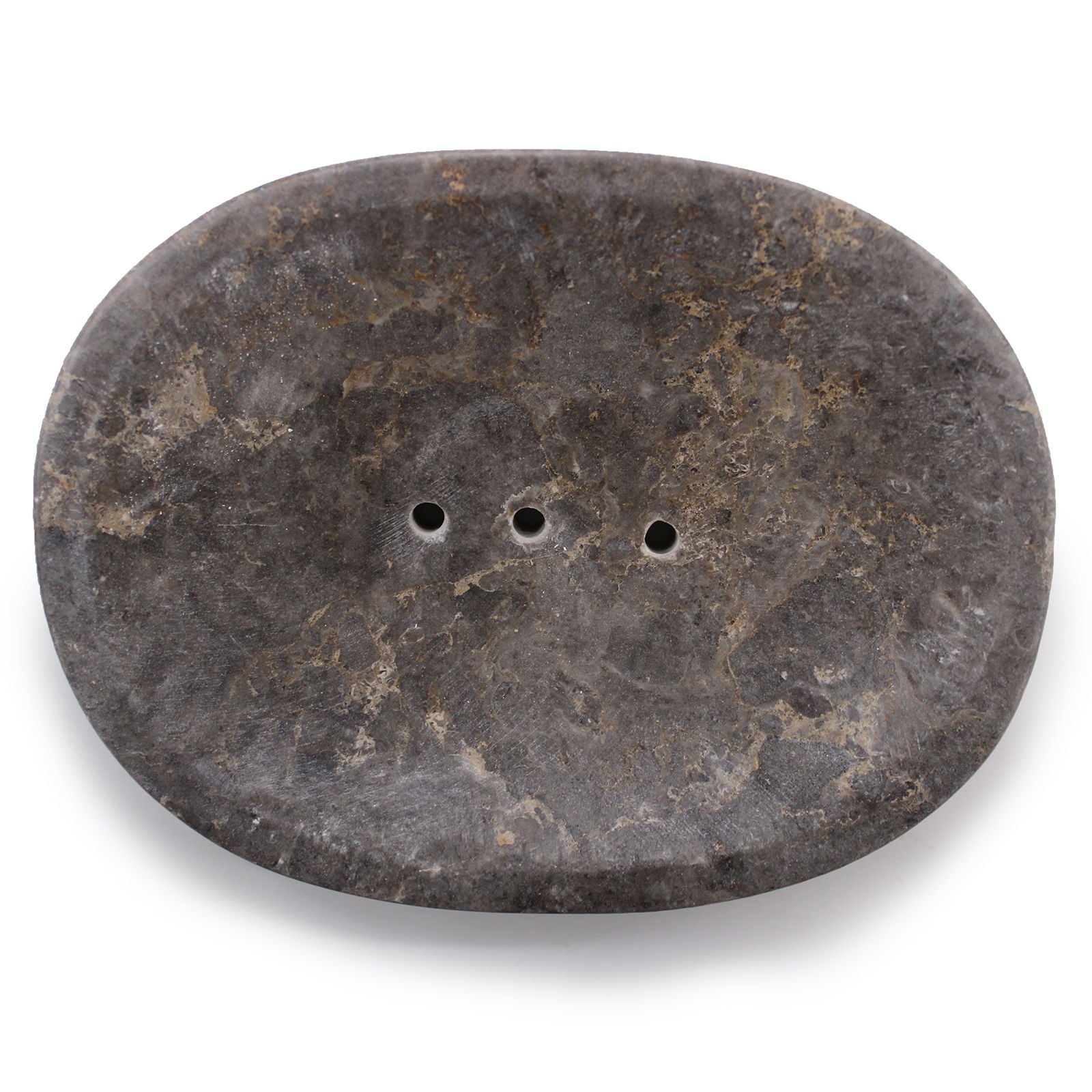 Classic Oval Grey Marble Soap Dish - Image classic-oval-grey-marble-soap-dish-ssd-11