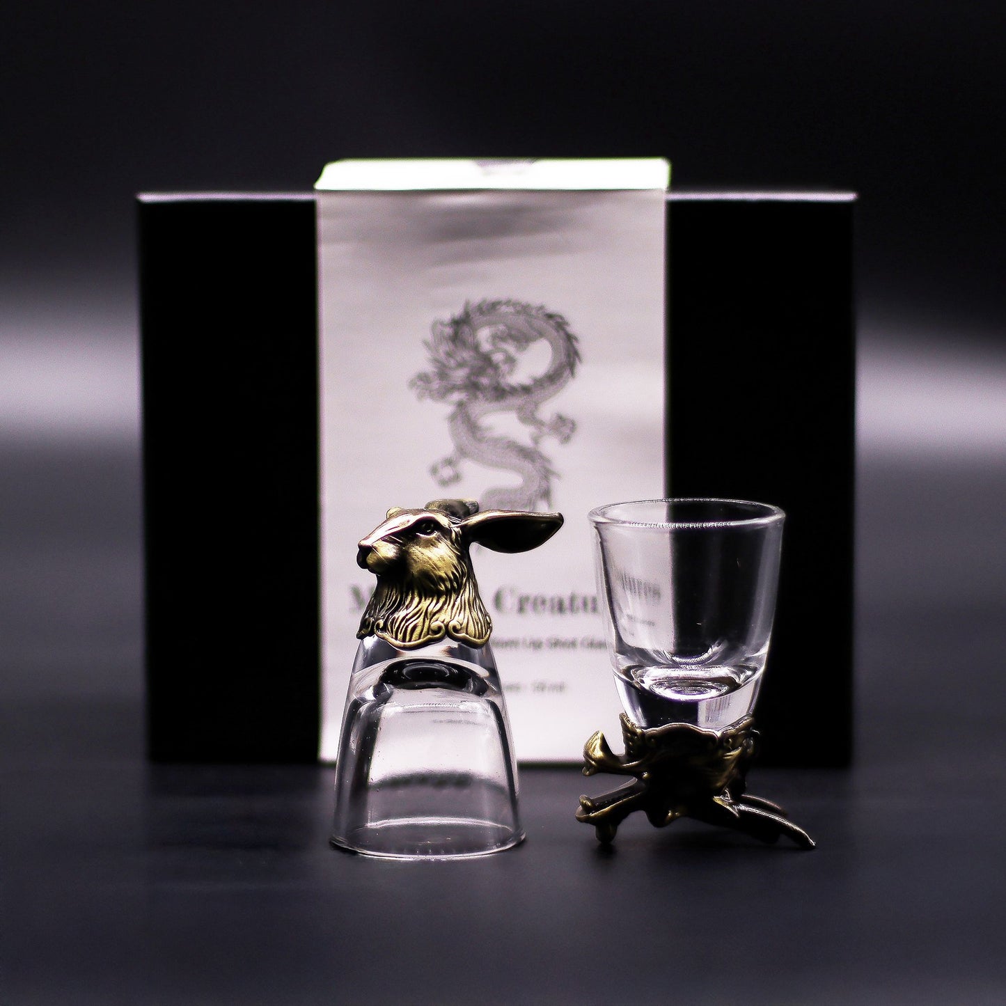 Gift Set of 6 Shot Glasses (50ml) - Mystical Creatures - Antique Bronze - Image gift-set-of-6-shot-glasses-50ml--mystical-creatures--antique-bronze-bbug-04