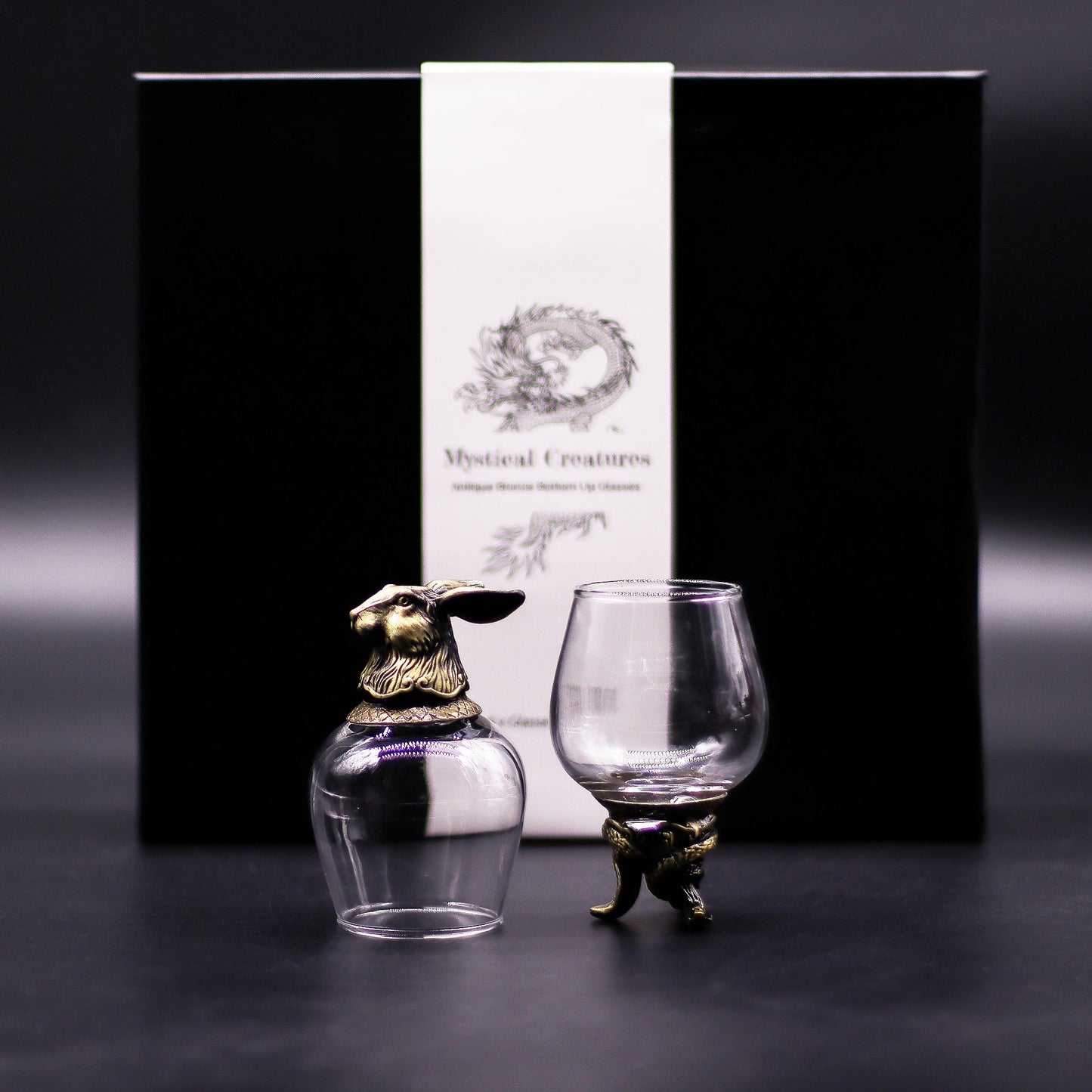 Gift Set of 6 Glasses (100ml) - Mystical Creatures - Antique Bronze - Image gift-set-of-6-glasses-100ml--mystical-creatures--antique-bronze-bbug-06