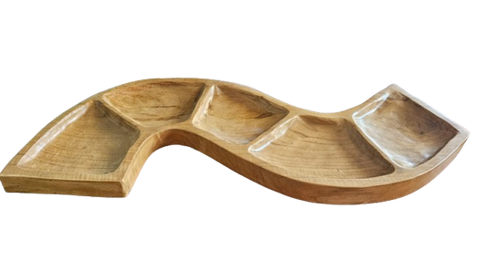Snake Shaped Teak Bowl - Image snake-shaped-teak-bowl-teakb-29