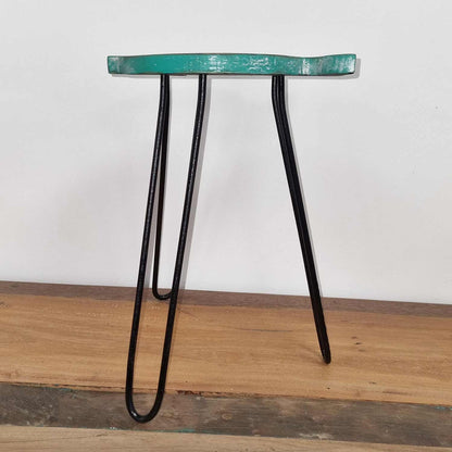 Albasia Wood Fish Stand - Turquoise - Image albasia-wood-fish-stand--turquoise-hps-07