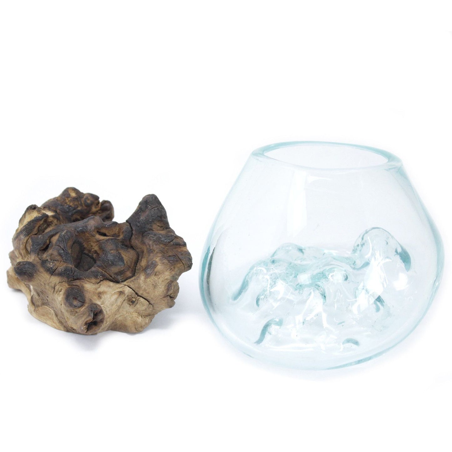 Molten Glass on Wood - Small Bowl - Image molten-glass-on-wood--small-bowl-mgw-01