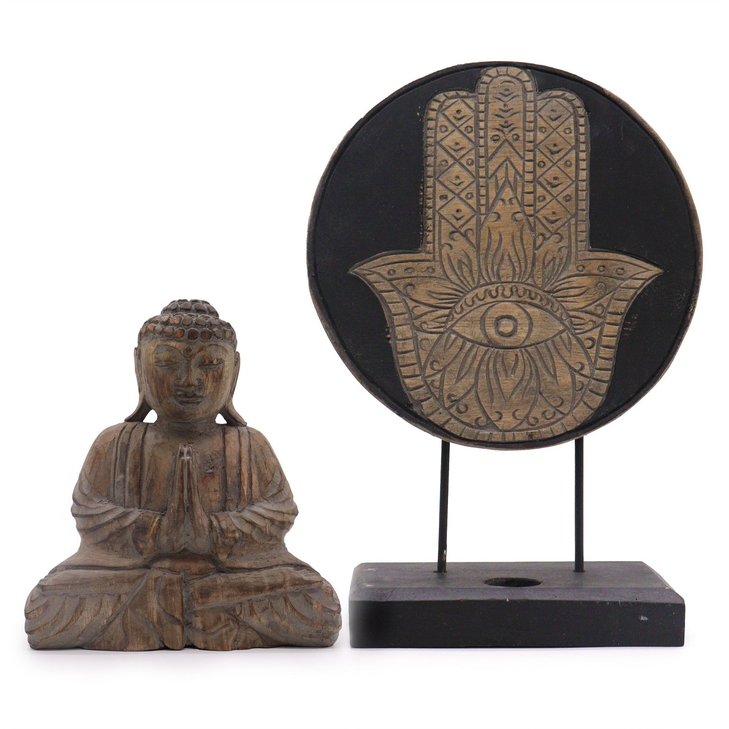 Buddha Feng Shui Set - Hamsa - Grey - Image buddha-feng-shui-set--hamsa--grey-bfss-01