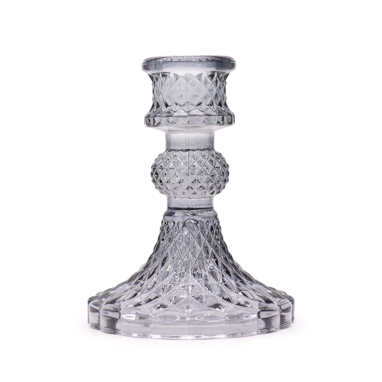 Vintage Dinner Candle Holder - Midnight Grey - Image vintage-dinner-candle-holder--midnight-grey-gchd-03