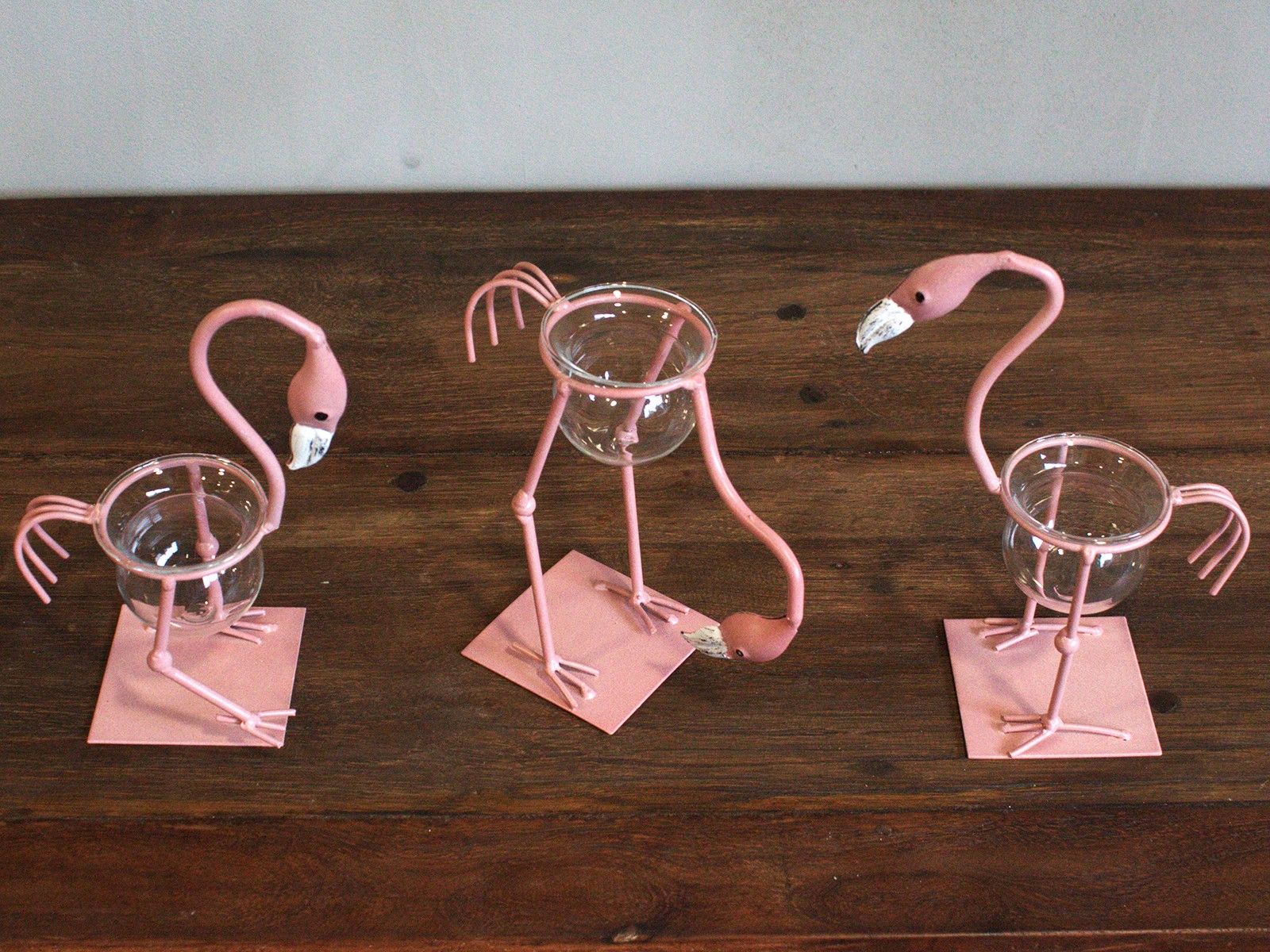 Hydroponic Home Décor - Pink Metal Flamingo Des 2 - Image hydroponic-home-dcor--pink-metal-flamingo-des-2-hhd-14