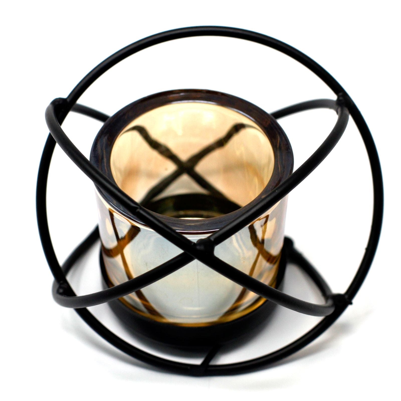 Centrepiece Iron Votive Candle Holder - 1 Cup Single Ball - Image centrepiece-iron-votive-candle-holder--1-cup-single-ball-civch-01