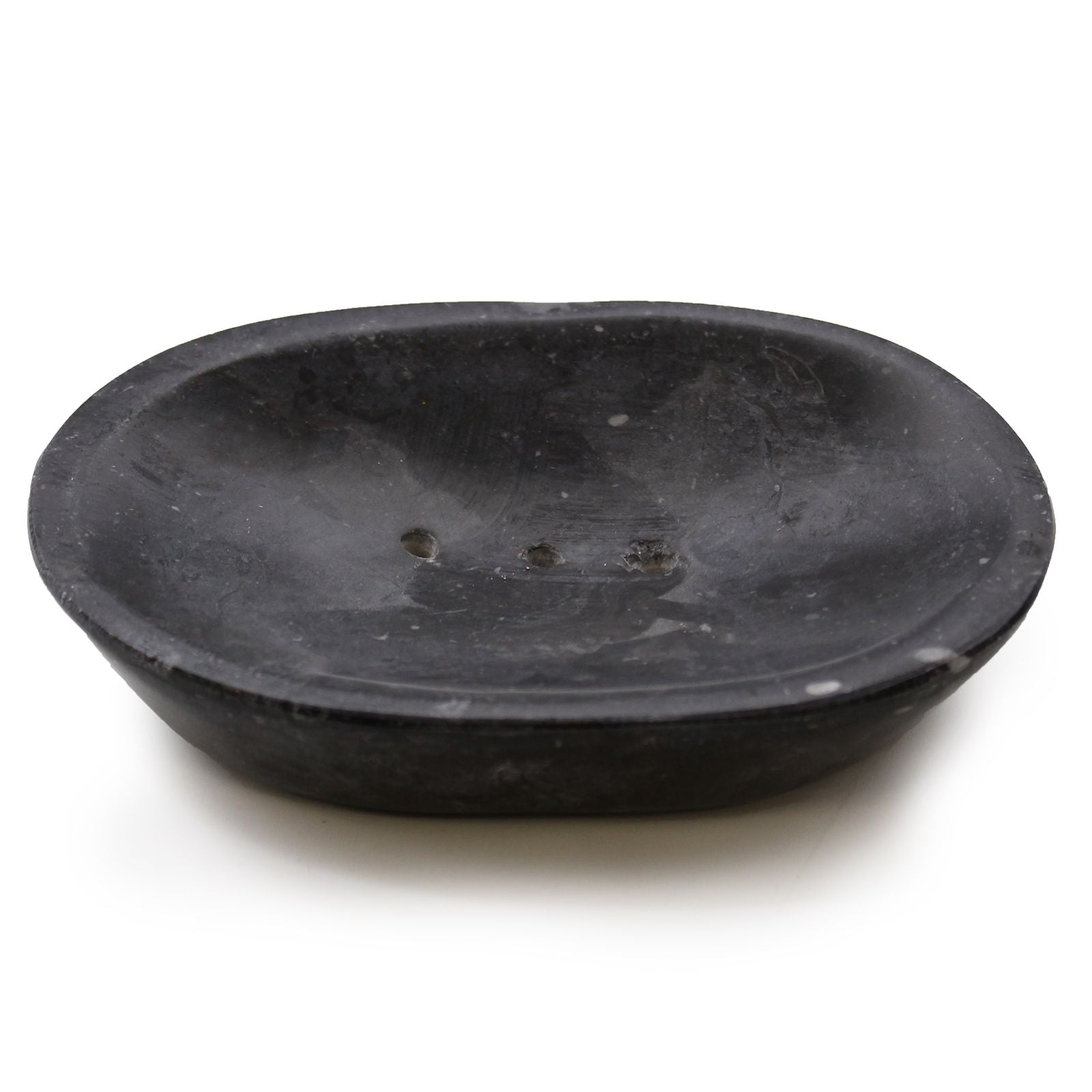 Classic Oval Black Marble Soap Dish - Image classic-oval-black-marble-soap-dish-ssd-12