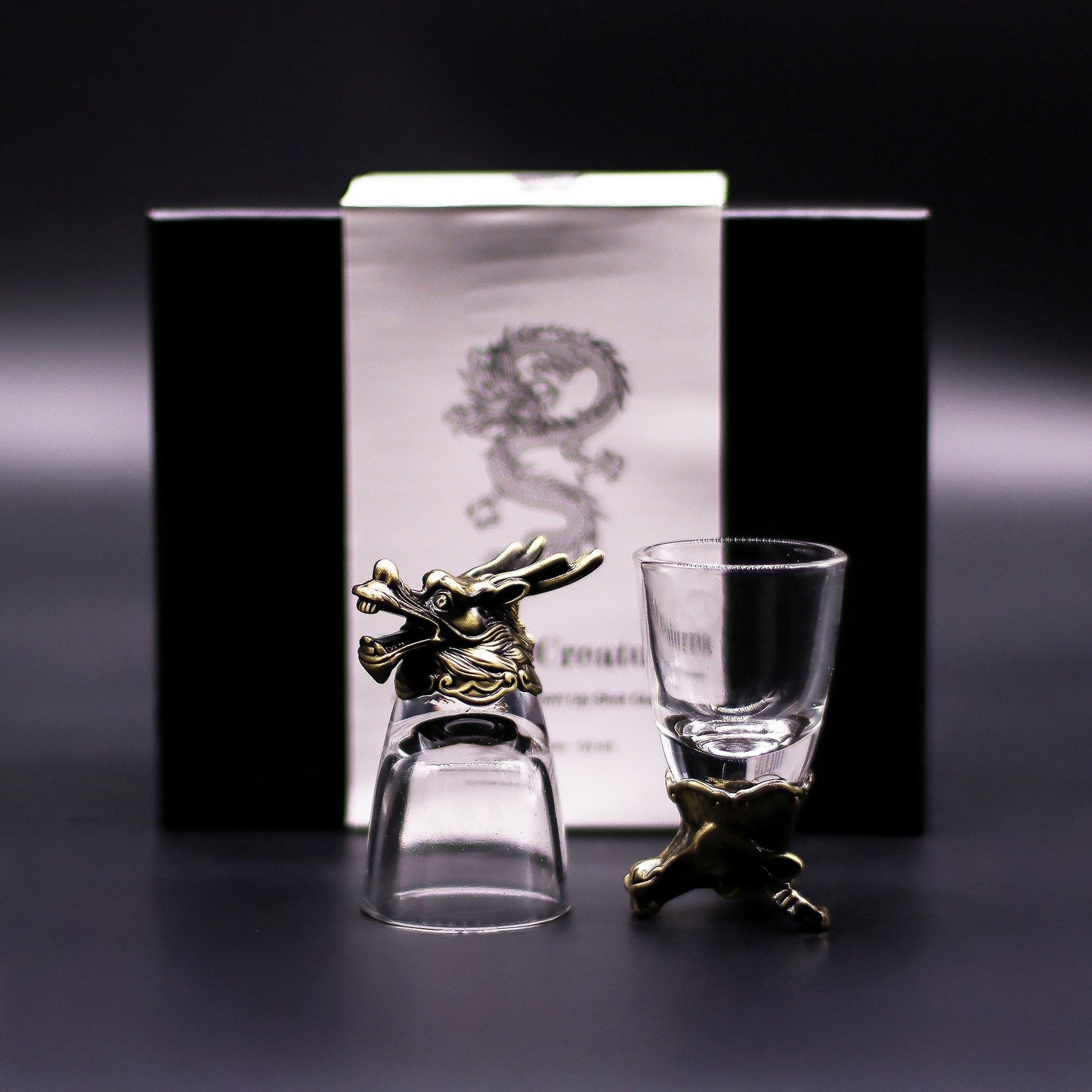 Gift Set of 6 Shot Glasses (50ml) - Mystical Creatures - Antique Bronze - Image gift-set-of-6-shot-glasses-50ml--mystical-creatures--antique-bronze-bbug-04