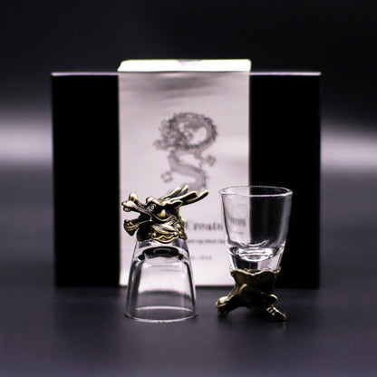 Gift Set of 6 Shot Glasses (50ml) - Mystical Creatures - Antique Bronze - Image gift-set-of-6-shot-glasses-50ml--mystical-creatures--antique-bronze-bbug-04