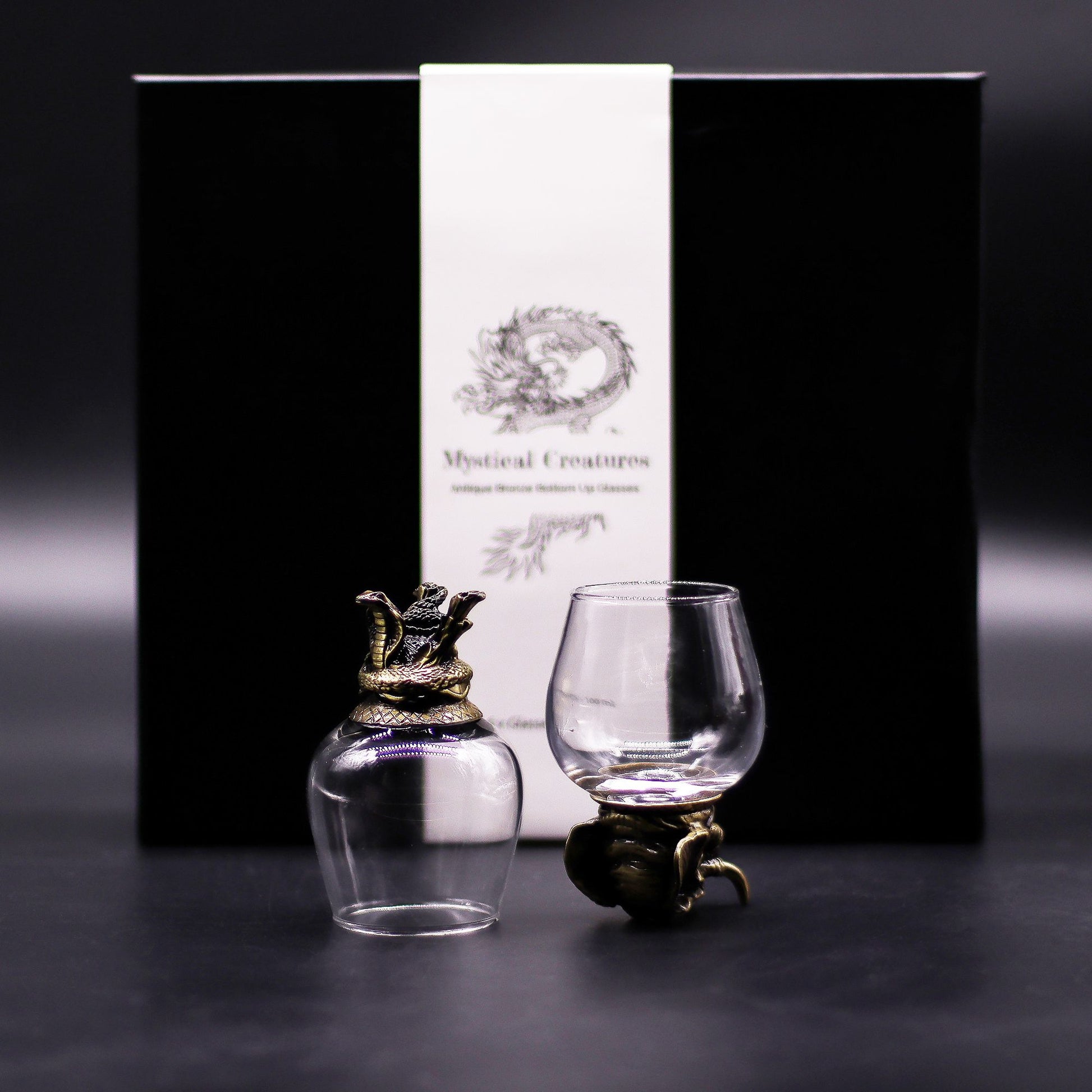 Gift Set of 6 Glasses (100ml) - Mystical Creatures - Antique Bronze - Image gift-set-of-6-glasses-100ml--mystical-creatures--antique-bronze-bbug-06