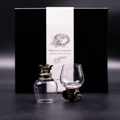 Gift Set of 6 Glasses (100ml) - Mystical Creatures - Antique Bronze - Image gift-set-of-6-glasses-100ml--mystical-creatures--antique-bronze-bbug-06