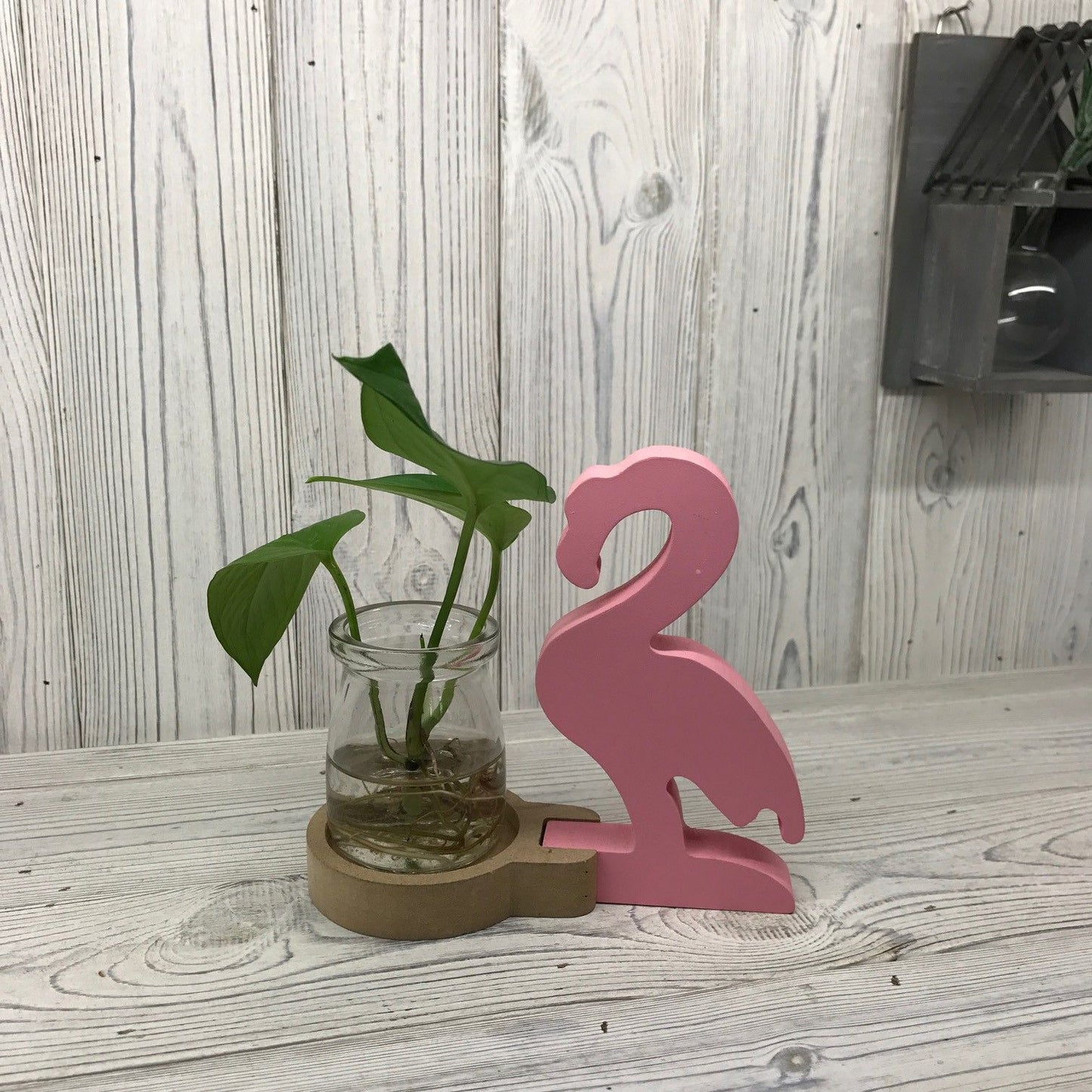 Hydroponic Home Décor - Pink Flamingo Pot - Image hydroponic-home-dcor--pink-flamingo-pot-hhd-10