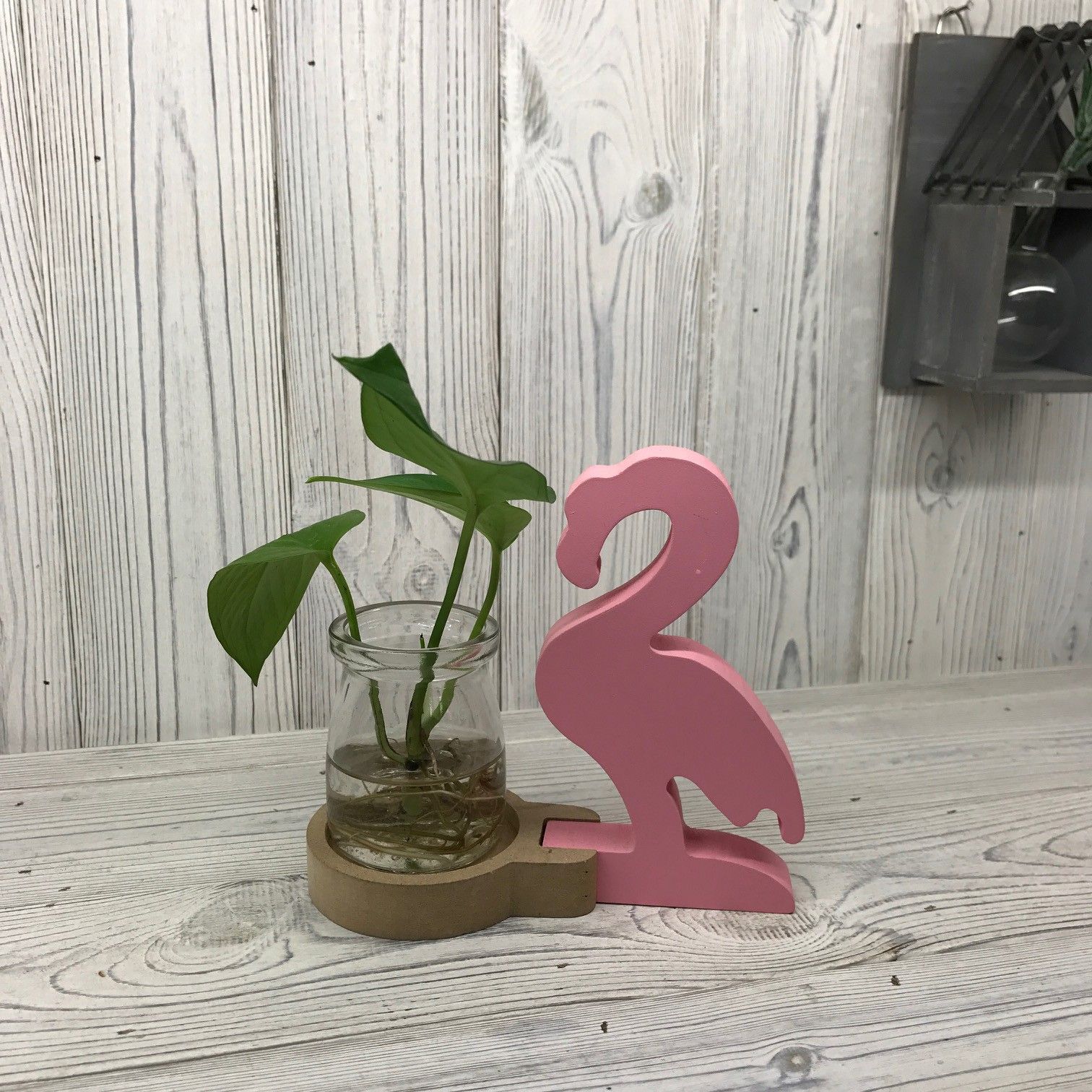 Hydroponic Home Décor - Pink Flamingo Pot - Image hydroponic-home-dcor--pink-flamingo-pot-hhd-10
