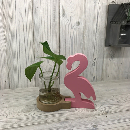 Hydroponic Home Décor - Pink Flamingo Pot - Image hydroponic-home-dcor--pink-flamingo-pot-hhd-10