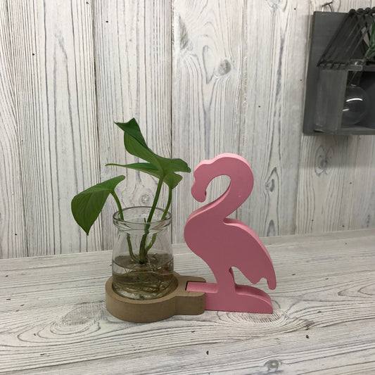 Hydroponic Home Décor - Pink Flamingo Pot - Image hydroponic-home-dcor--pink-flamingo-pot-hhd-10
