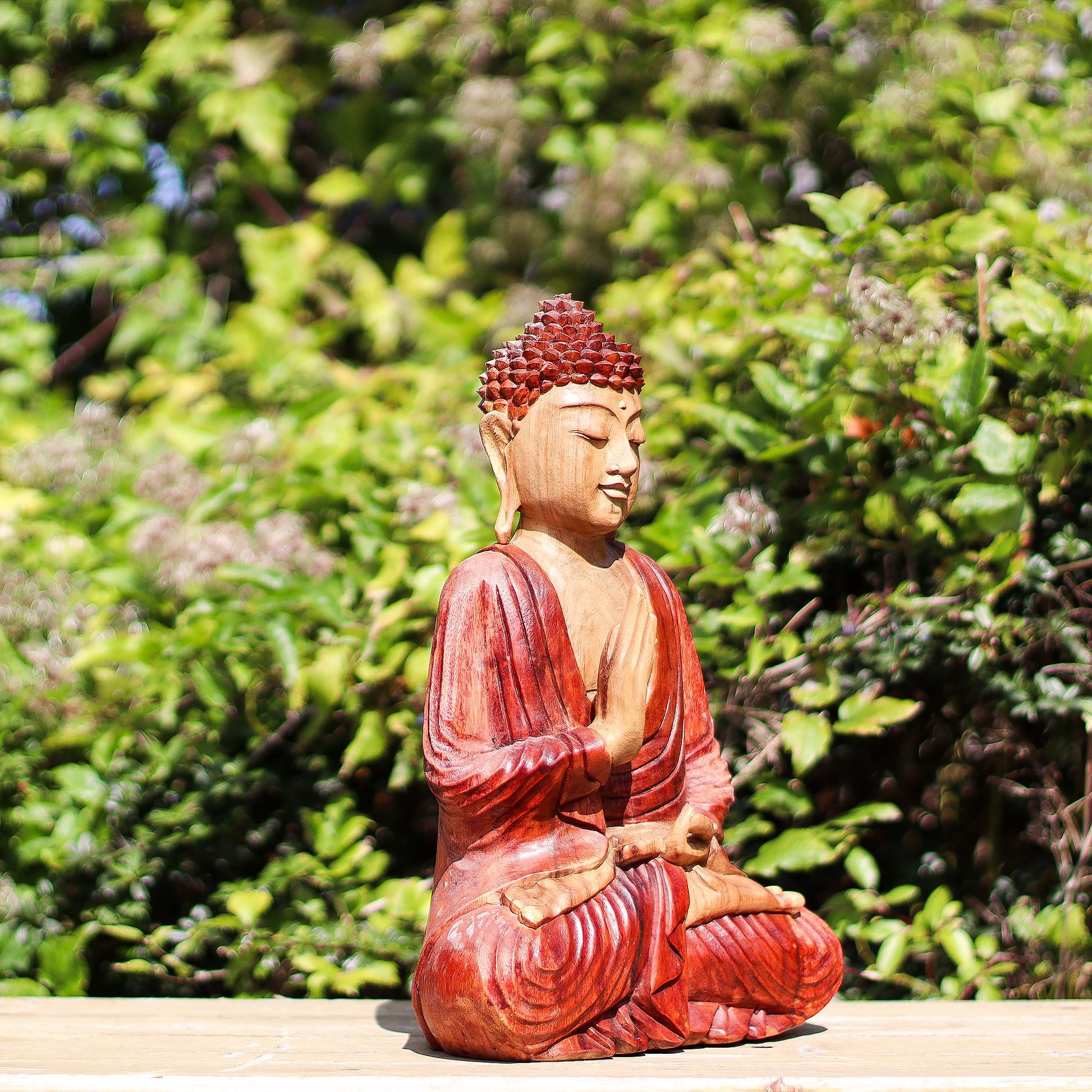 Hand Carved Buddha Statue - 30cm Teaching Transmission - Image hand-carved-buddha-statue--30cm-teaching-transmission-hcbs-03