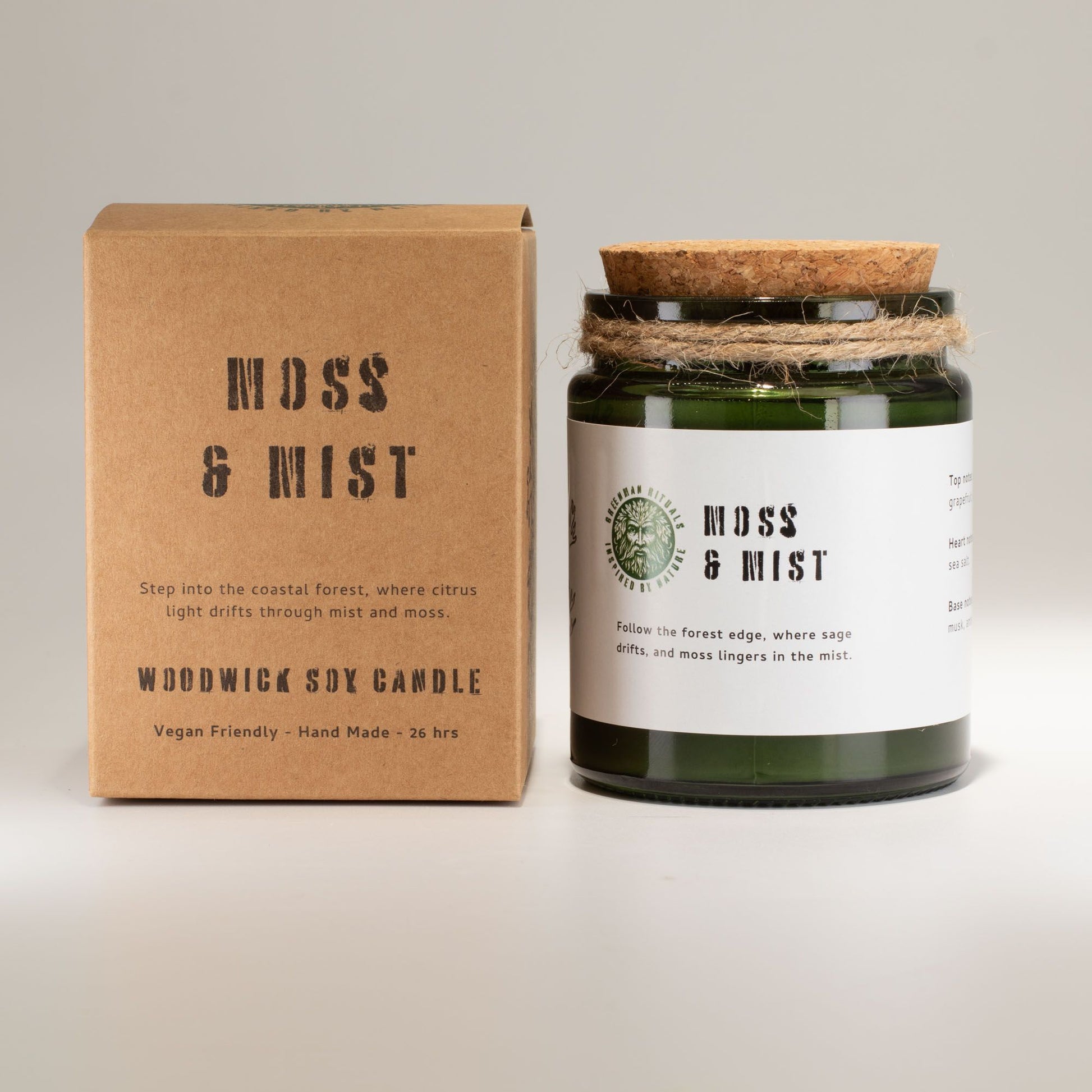 Greenman Woodwick Soy Candle - Moss & Mist - Image greenman-woodwick-soy-candle--moss--mist-wsoyc-11