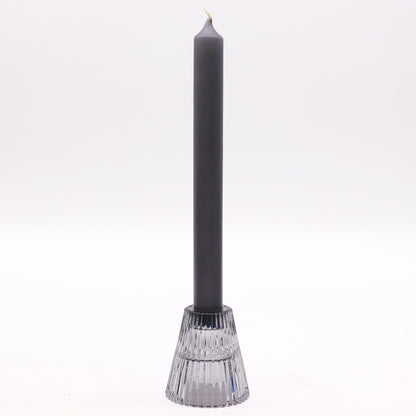 Flip Dinner Candle / Tealight Holder - Midnight Grey - Image flip-dinner-candle--tealight-holder--midnight-grey-gchd-08