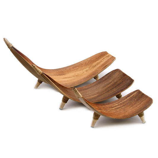 Coconut Leaf Fruit Bowl Set - Natural - Image coconut-leaf-fruit-bowl-set--natural-clfb-01