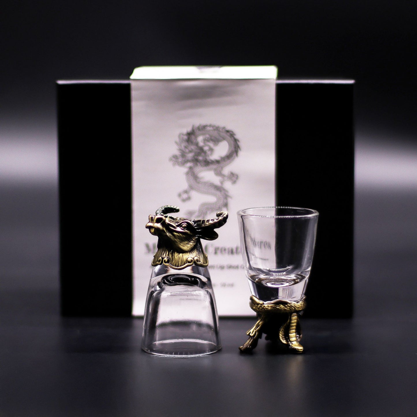 Gift Set of 6 Shot Glasses (50ml) - Mystical Creatures - Antique Bronze - Image gift-set-of-6-shot-glasses-50ml--mystical-creatures--antique-bronze-bbug-04