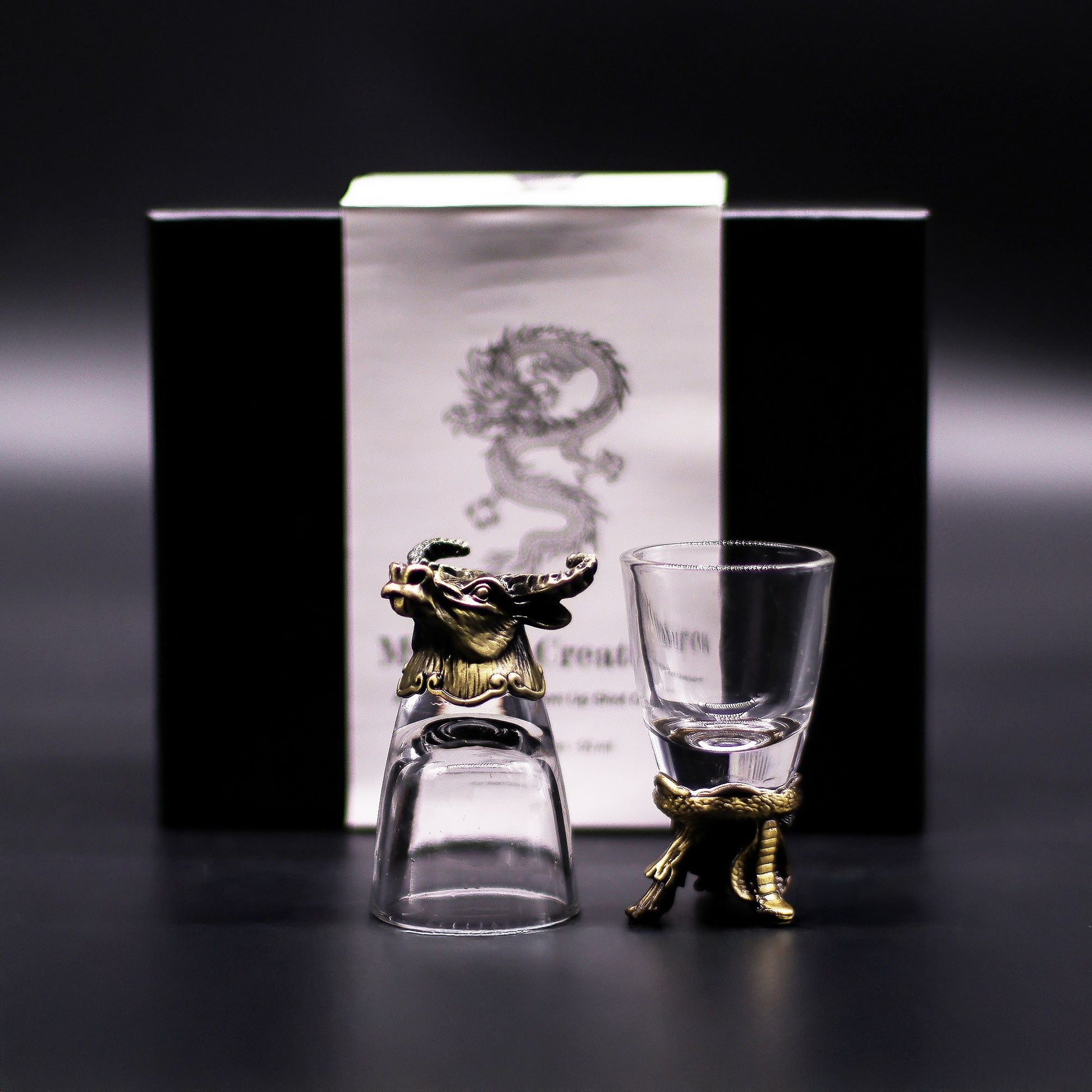 Gift Set of 6 Shot Glasses (50ml) - Mystical Creatures - Antique Bronze - Image gift-set-of-6-shot-glasses-50ml--mystical-creatures--antique-bronze-bbug-04