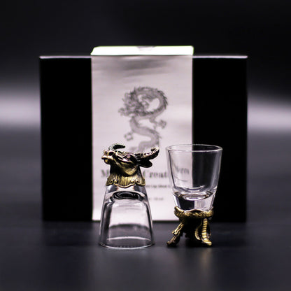 Gift Set of 6 Shot Glasses (50ml) - Mystical Creatures - Antique Bronze - Image gift-set-of-6-shot-glasses-50ml--mystical-creatures--antique-bronze-bbug-04