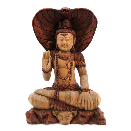 Shiva with Cobra - 50cm - Image shiva-with-cobra--50cm-hcbs-25